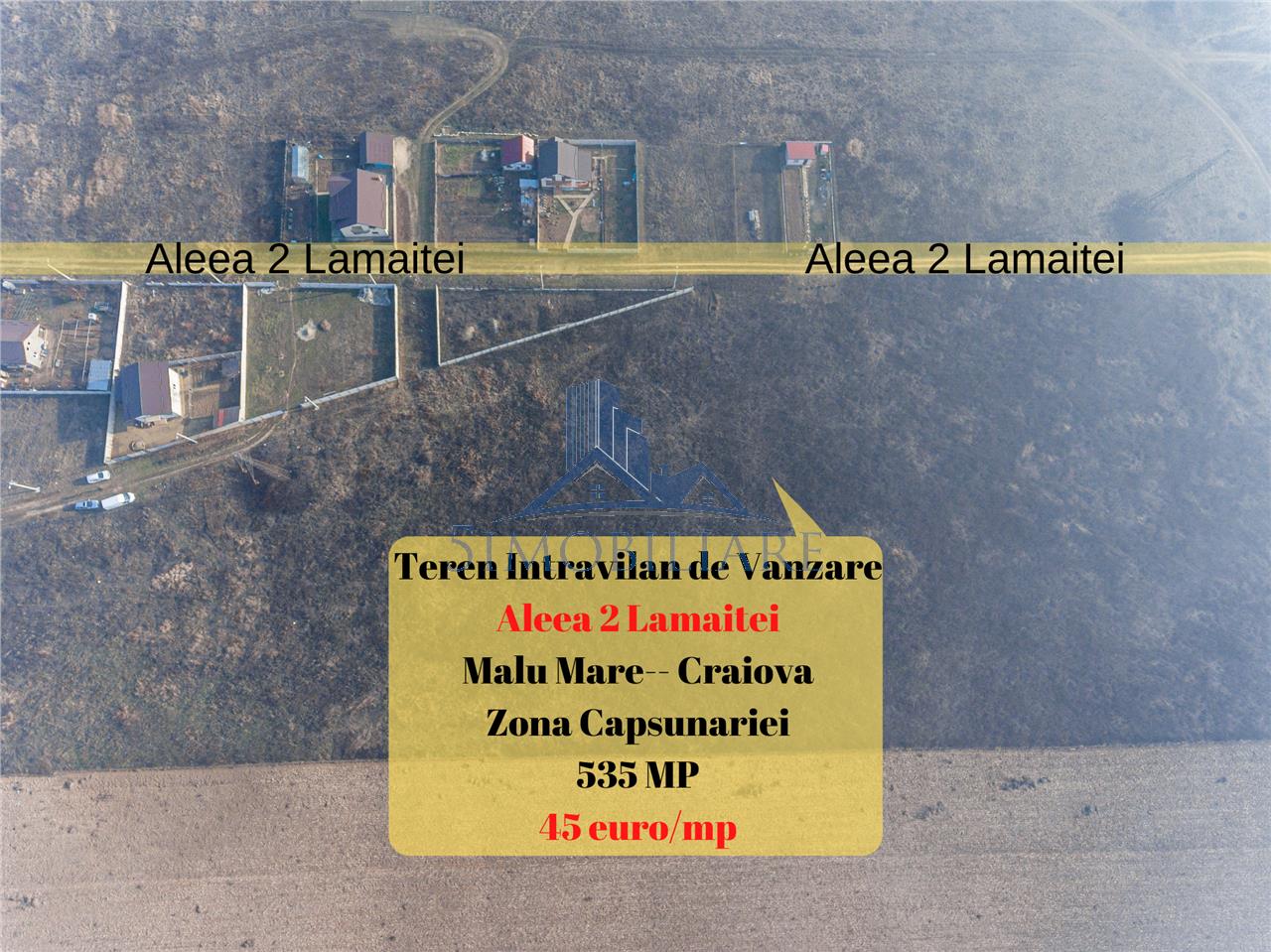 Zona Capsunariei- teren intravilan de vanzare -doar 6 loturi ramase